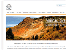 Tablet Screenshot of animasriverstakeholdersgroup.org